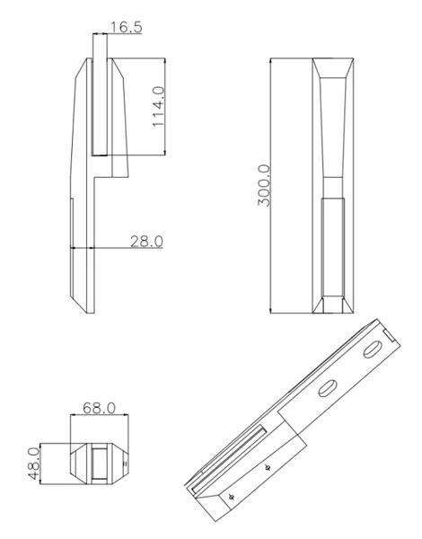 Side mounted glass spigots China